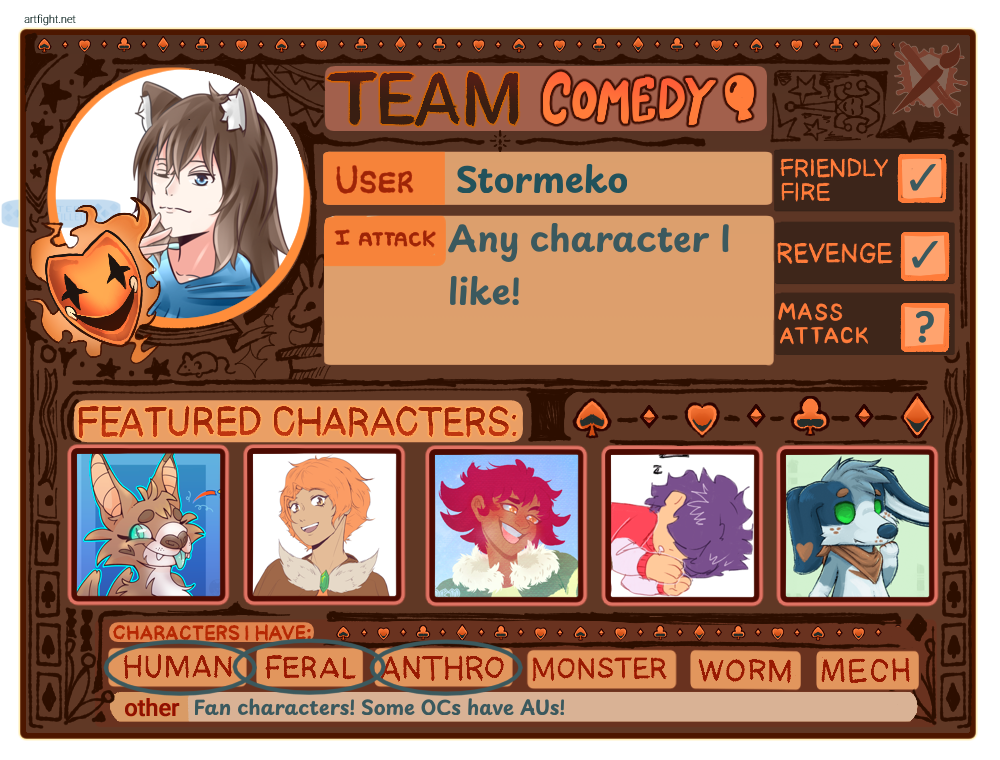 2026 Art Fight card