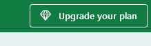 A screenshot of the excel title bar with the button saying "upgrade your plan"